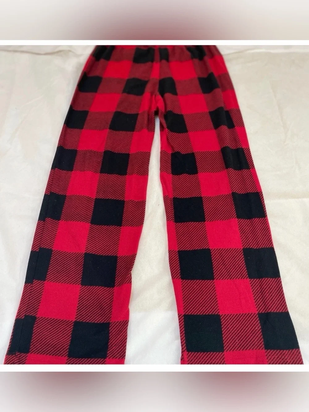 Arizona Jean Company 10/12 Christmas Moose Pajama Set Buffalo Plaid Holiday PJs